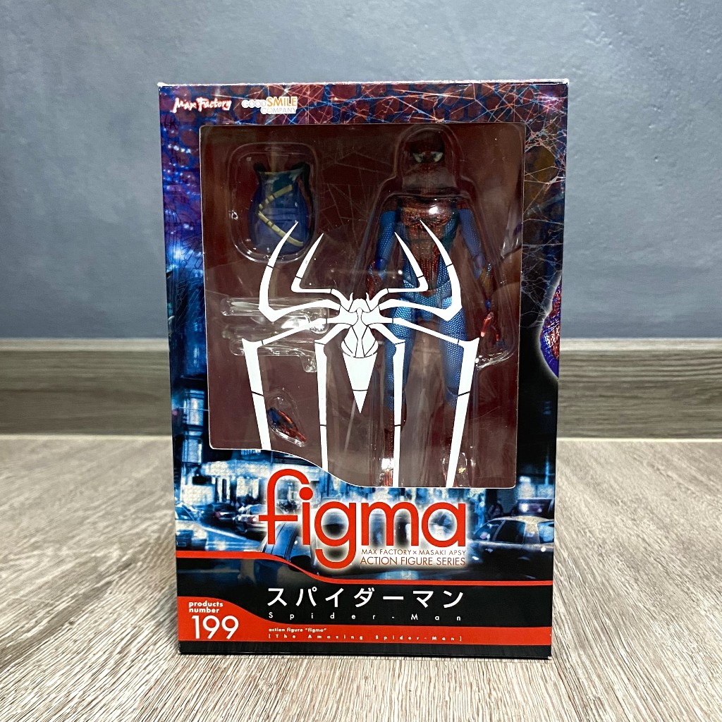 Figma Max Factory 199 - Spider Man - (มีสินค้าพร้อมส่ง) มือ2-แท้ลิขสิทธิ์