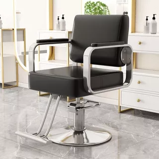 พร้อมส่งทันที เก้าอี้ร้านทำผม หมุนได้ 360องศา hair salon chair เก้าอี้เสริมสวย สไตล์เรียบง่าย