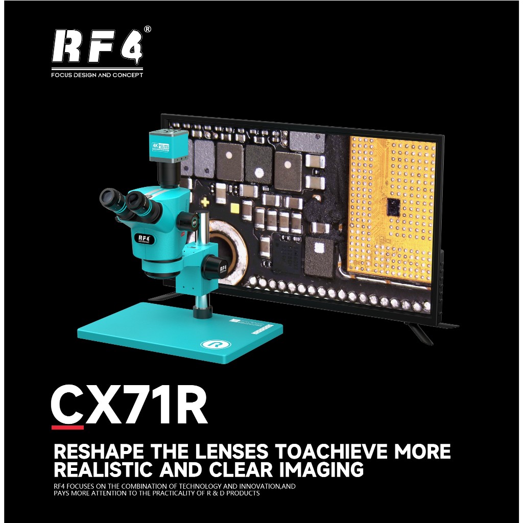 กล้องจุลทรรศน์รุ่นใหม่ RF4 CX71R 6.5‑65X