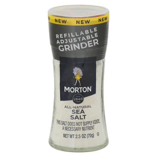 พร้อมส่ง เกลือบริโภค ไม่เสริมไอโอดีน ตรา มอร์ตัน 453 g. Coarse Kosher Salt ( Morton / All Natural Sea Salt / Himalayan P