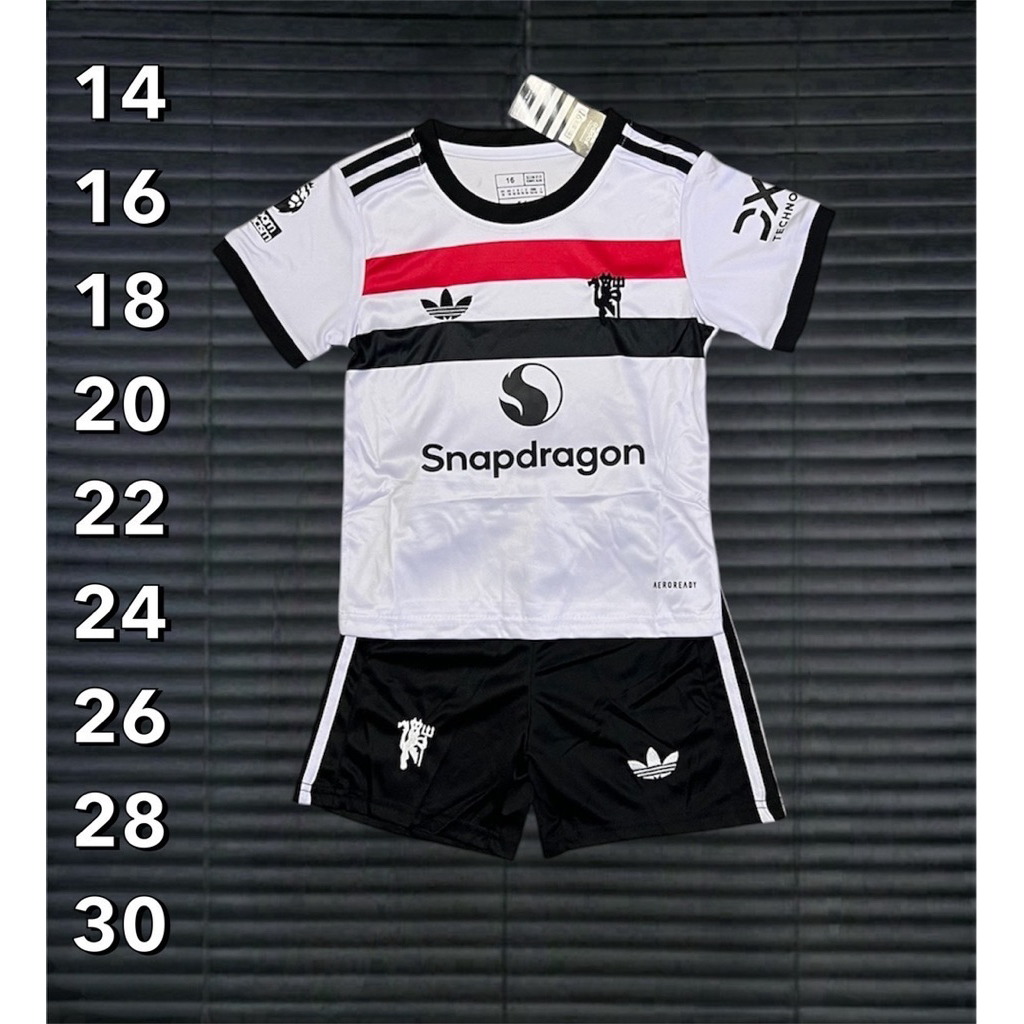 ชุดบอลชุดกีฬาเด็กเสื้อพร้อมกางเกงผ้านิ่มเย็นใส่สบายใส่ได้ทั้งเด็กหญิงแหละเด็กชายขนาดไซร้เด็ก1ขวบถึง13ขวบ - รูปที่ 6