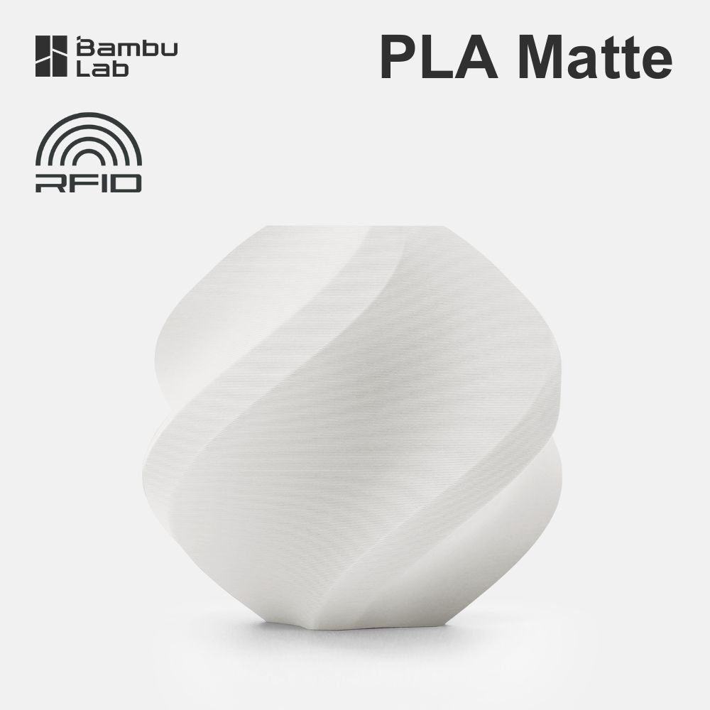 ( ส่งด่วน ) ( Refill ) Bambu Lab เส้นพลาสติก ด้าน PLA Matte Filament ขนาด 1 กก.