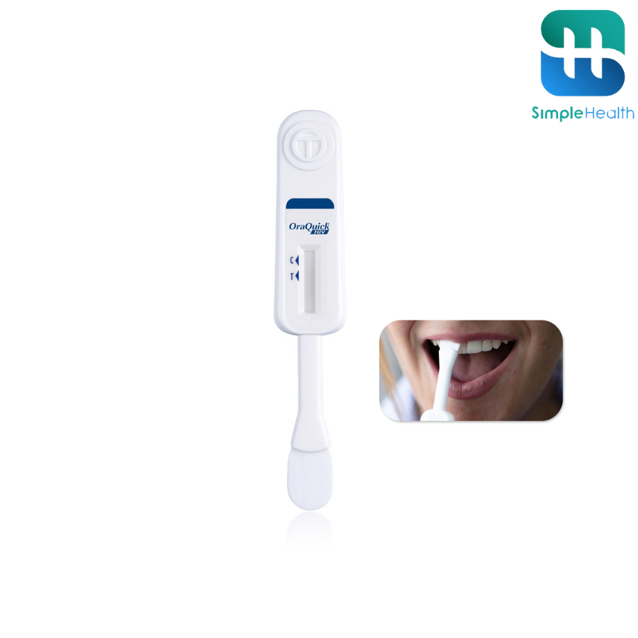 Simple Healthcare ชุดตรวจ HIV แบบน้ำลาย OraQuick HIV Self-Test ตรวจด้วยน้ำลาย รู้ผลเร็ว