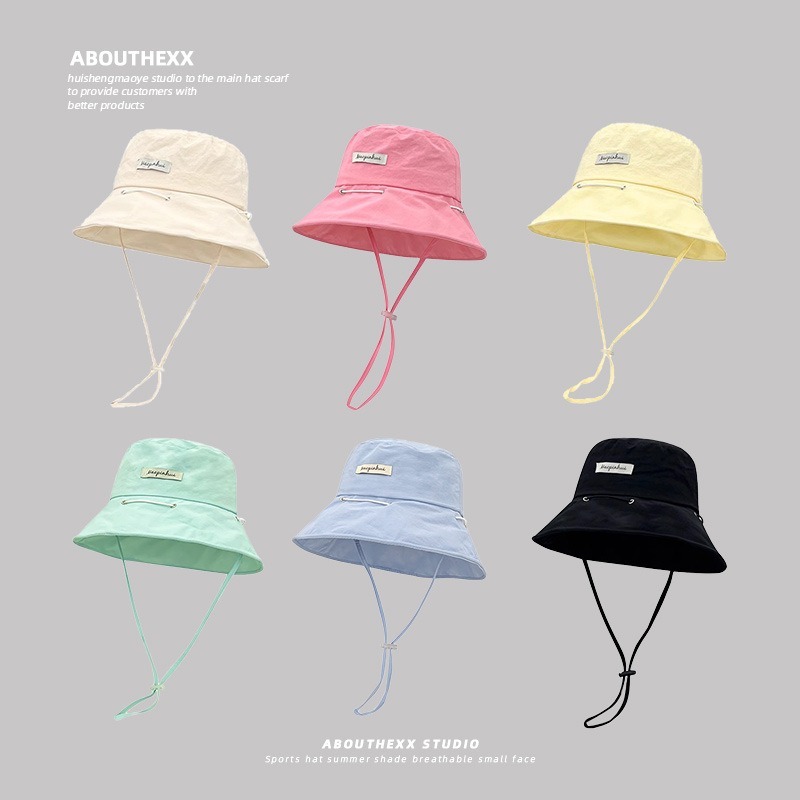 หมวกบักเก็ต มี6สี สไตล์เกาหลี สามารถเก็บเป็นกระเป๋าได้ BUCKET