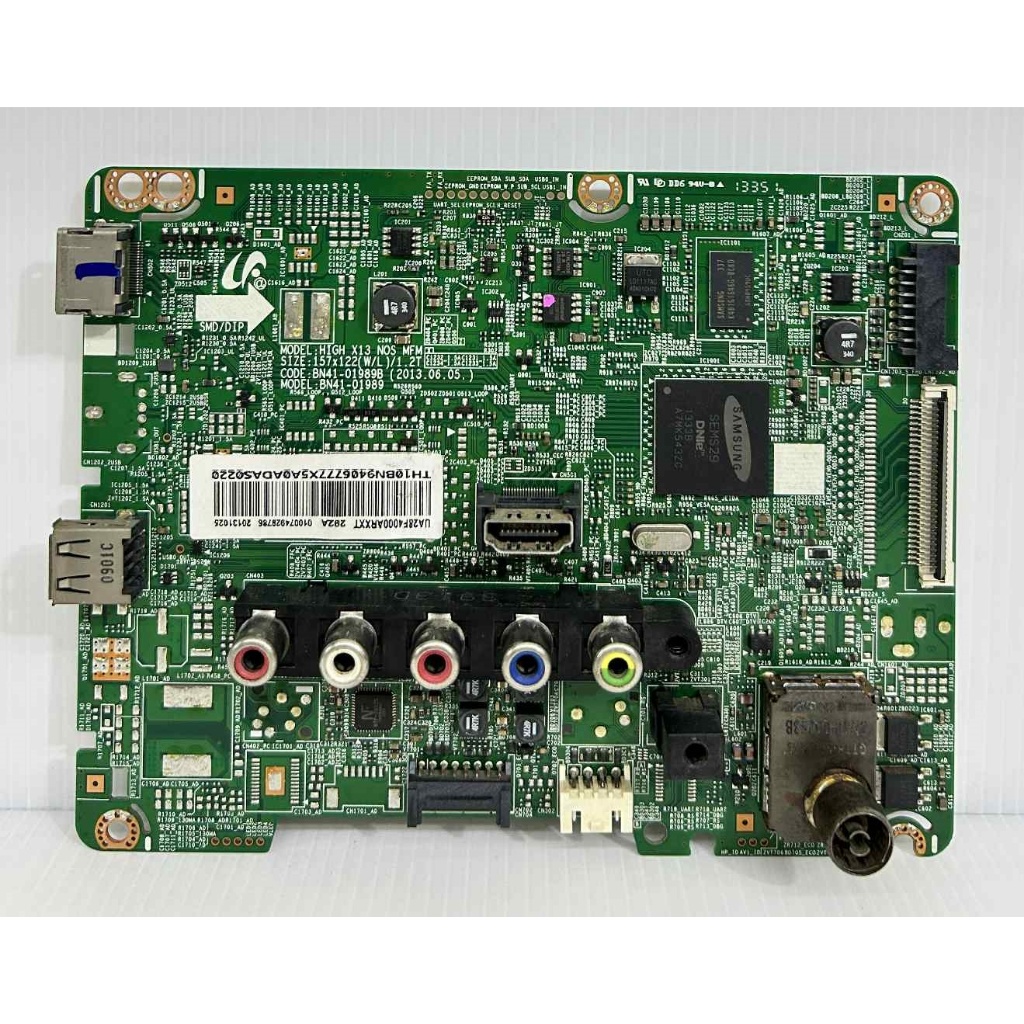 เมนบอร์ด SAMSUNG รุ่น UA28F4000AR พาร์ท BN94-06296T ของแท้ถอด มือ2 เทสไห้แล้ว