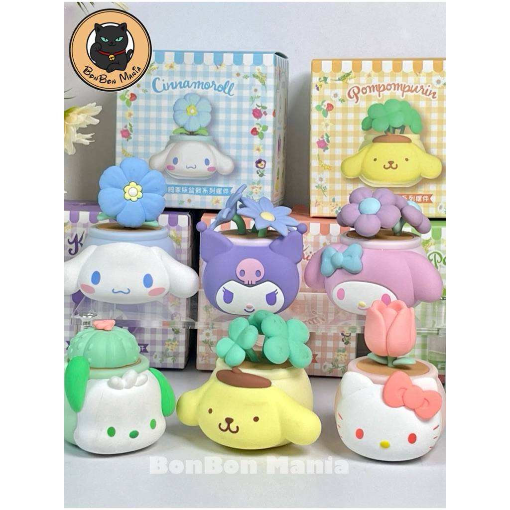 [แบบแยก-เลือกตัวได้]Sanrio Characters Potted Plant series Ornaments box set