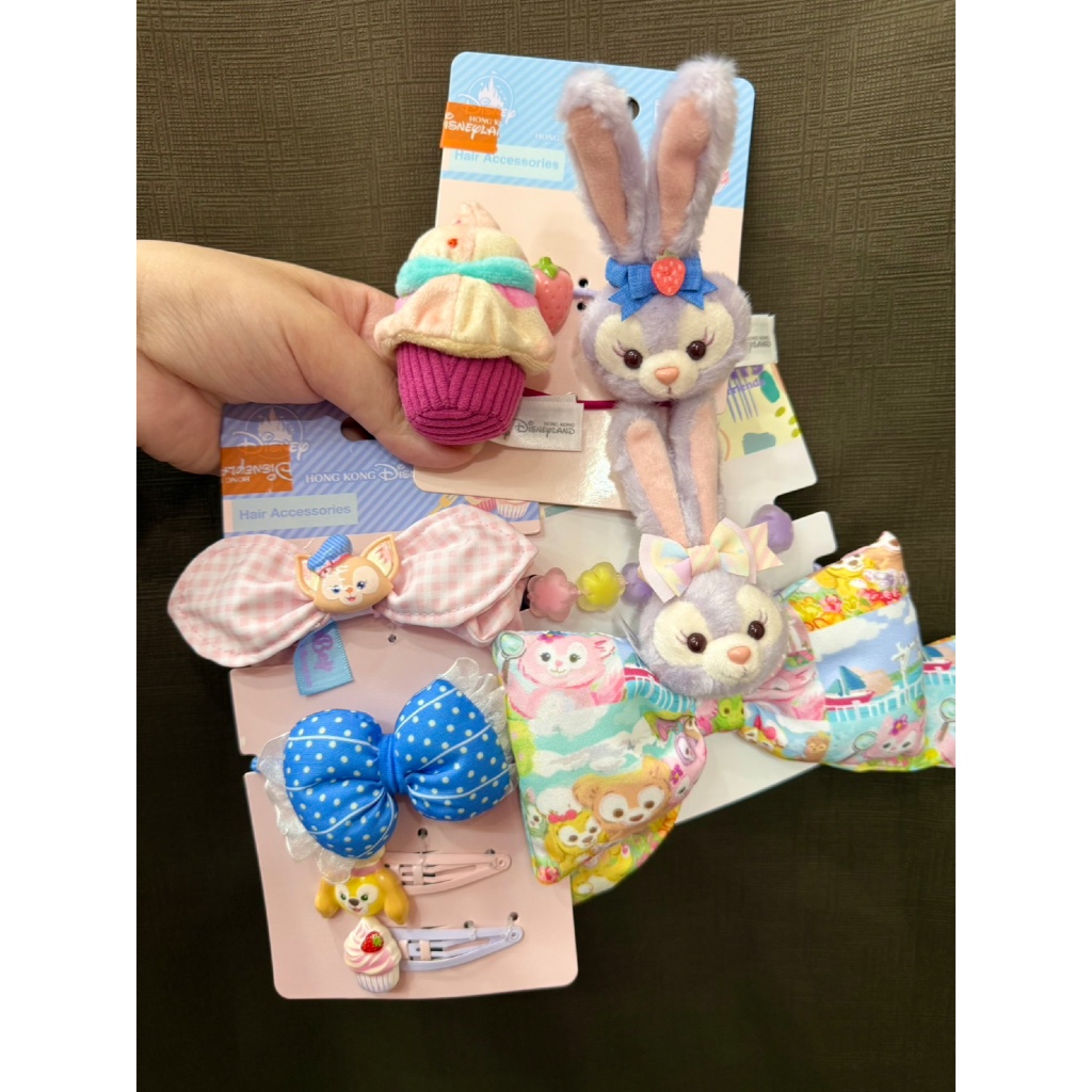 ✨DUFFY AND FRIENDS HAIR ACCESSORIES • ยางรัดผม กิ๊บติดผม ดัฟฟี่แอนด์เฟรนด์ | Hongkong Disneyland 🇭🇰