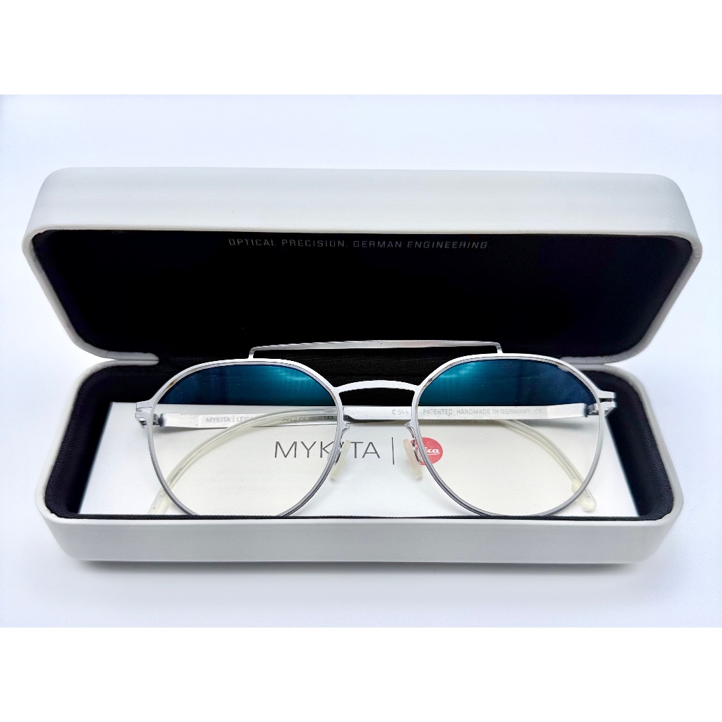 แว่นสายตา MYKITA LEICA ML07 C544 สี Silver Red  มือสอง สภาพ99% รับประกันของแท้
