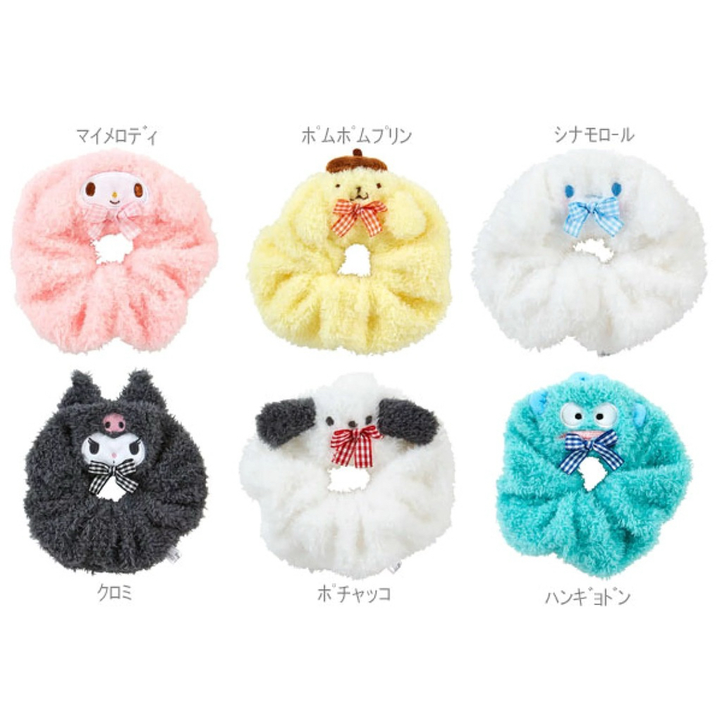 Sanrio กิ๊บติดผม ยางมัดผมขนฟู Scrunchie Kitty kuromi mymelody Sanrio ของแท้ จากญี่ปุ่น - รูปที่ 4