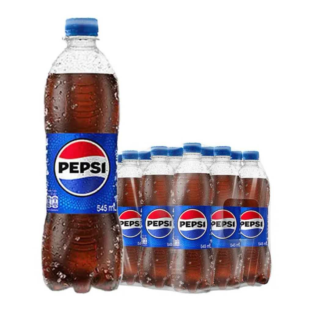 Pepsi เป๊ปซี่ น้ำอัดลม รสออริจินัล ขนาด 545 มล. x 12 ขวด