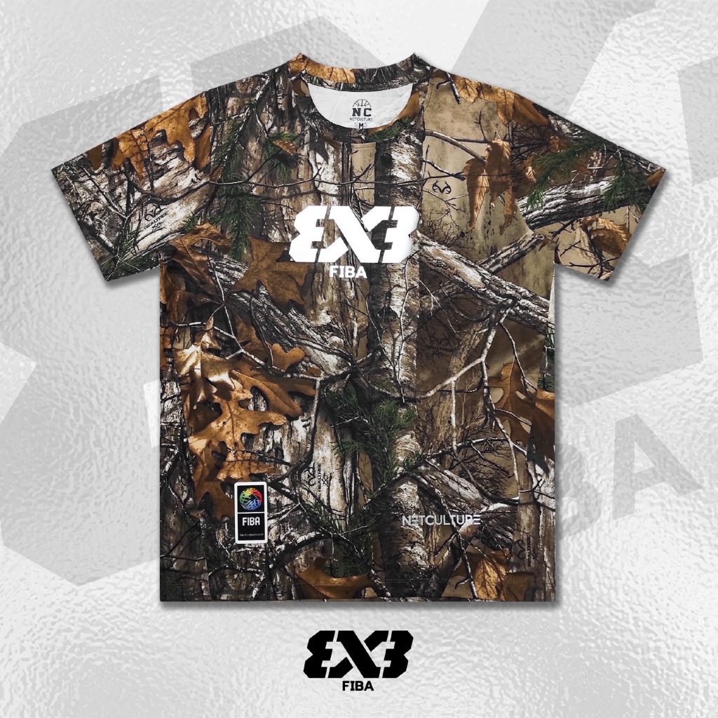 เสื้อ 3X3 SPECIAL METALIC FLEX NETCULTURE BROWN MAPLE (Limited Edition) เนื้อผ้าพรีเมี่ยม มีไซส์ใหญ่