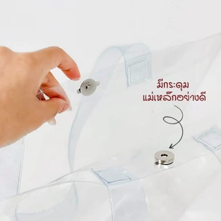 ใสพิเศษ✨กระเป๋าสะพายข้าง กระเป๋าใส กระเป๋าPVC กันน้ำ แฟชั่นใส่ของได้เยอะ น้ำหนักเบา สกรีนลายได้