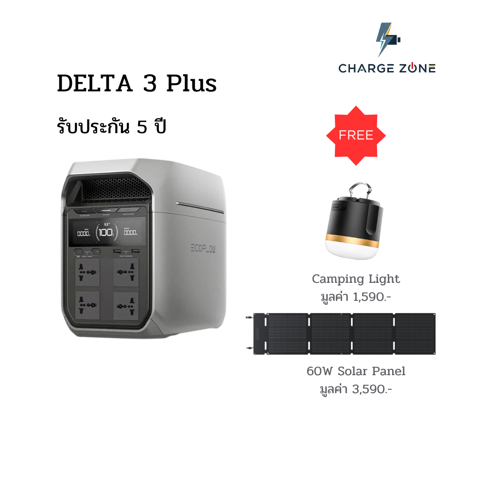 EcoFlow DELTA 3 Plus Portable Power Station
