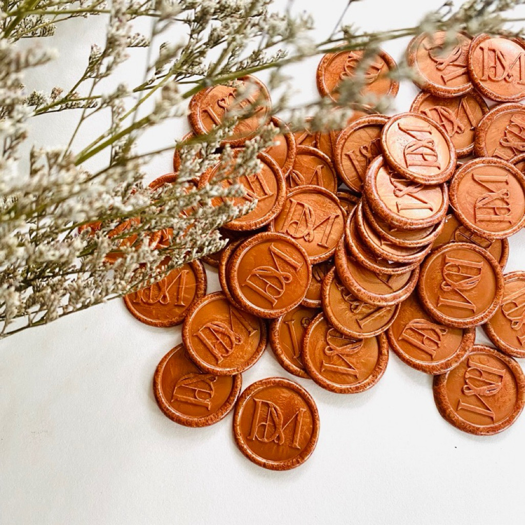 𝓁𝒾𝓁𝒾 ☆ แพค200 •สั่งทำพิเศษ• ตราประทับครั่งพร้อมใช้ Personalized Waxseal