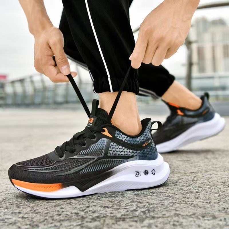 รองเท้าผ้าใบผู้ชาย พื้นนิ่ม เบา สวมใส่สบายเท้า ราคาดีโดนใจทุกวัยพื้นนิ่มสุดๆ Sneakers - รูปที่ 5