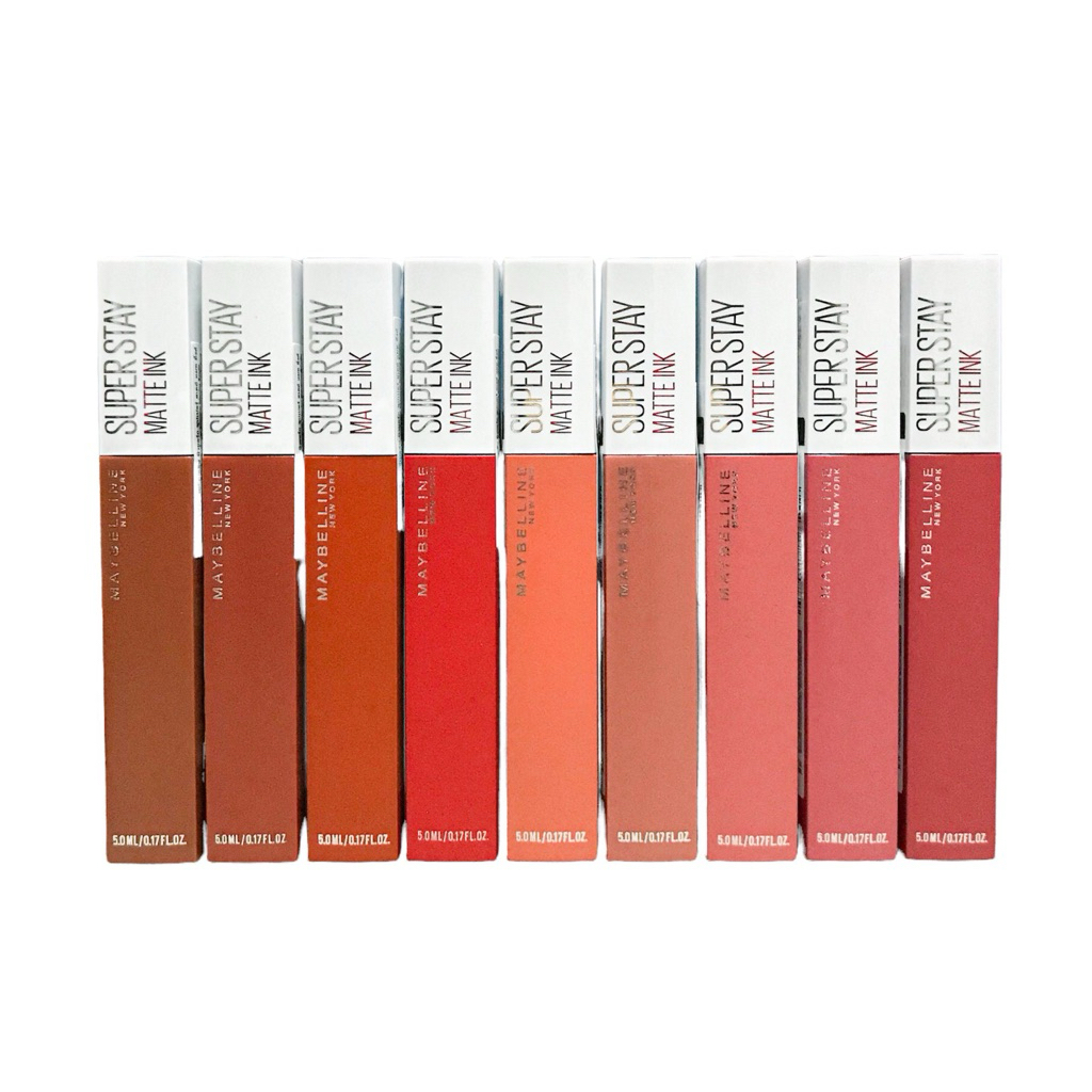 MAYBELLINE NEW YORK SUPERSTAY MATTE INK LIQUID LIPSTICK 5 ml เมย์เบลลีน นิวยอร์ก ซุปเปอร์สเตย์ แมตต์ อิ้งค์ 5 มล.