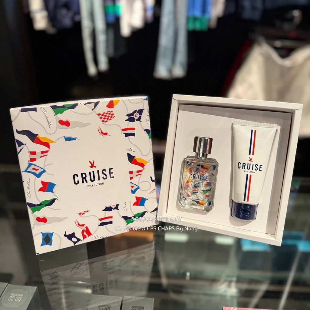 น้ำหอม CCOO กลิ่น CRUISE GIFT SET ของแท้ มีถุงShop/กล่องให้ CRUISE 50ML. + CRUISE BODY LOTION 75ML.