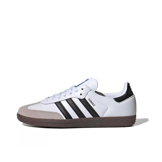 🔥ของแท้ 100 %🔥 Adidas Samba OG White/Black Shoes นเทจสวมทน อาดิดาส รองเท้าผ้าใบ รองเท้าคู่รักสำหรับชายและหญิง