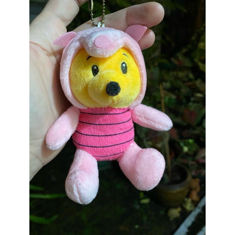 -Disney- Pooh want to be a Piglet Keychain