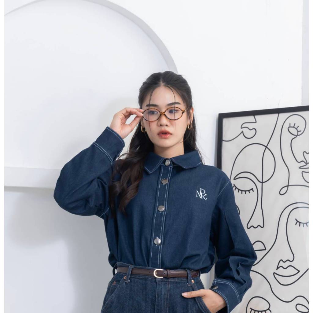 Midnight denim shirt