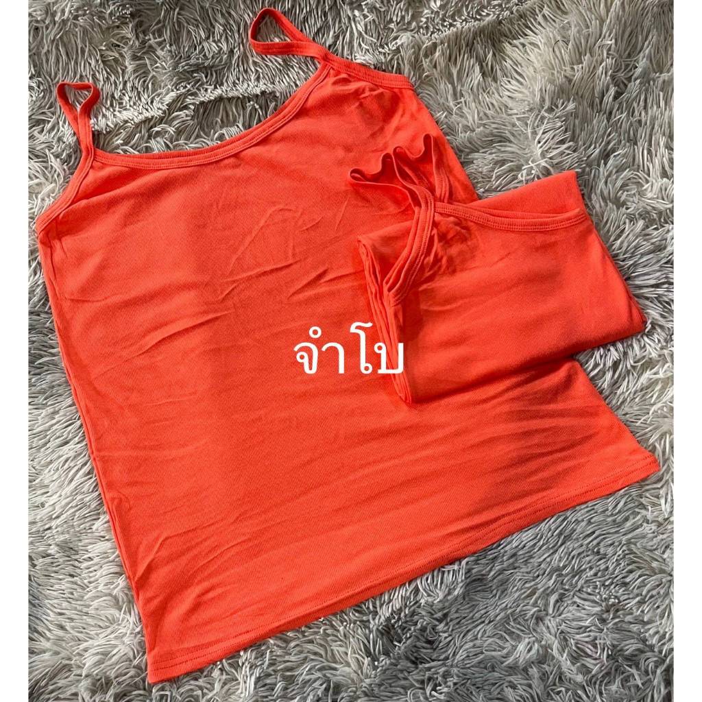 เสื้อสายเดี่ยวจัมโบ้XXL-XXXL เต็มตัว (ผ้าคอตตอน) เนื้อผ้านุ่มนิ่ม ยืดได้เยอะมากๆ คนตัวใหญ่หาไซด์ยากค้องจัด - รูปที่ 6