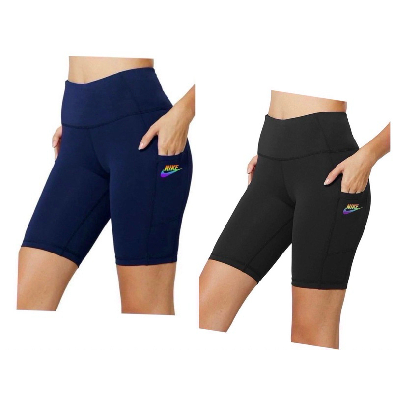 กางเกงเล็กกิ้งขาสั้นผู้หญิง กางเกงโยคะ Legging P02