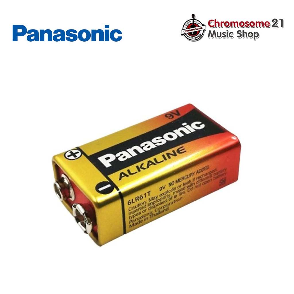 ถ่านอัลคาไลน์ 9V PANASONIC ALKALINE BATTERY 6LR61T