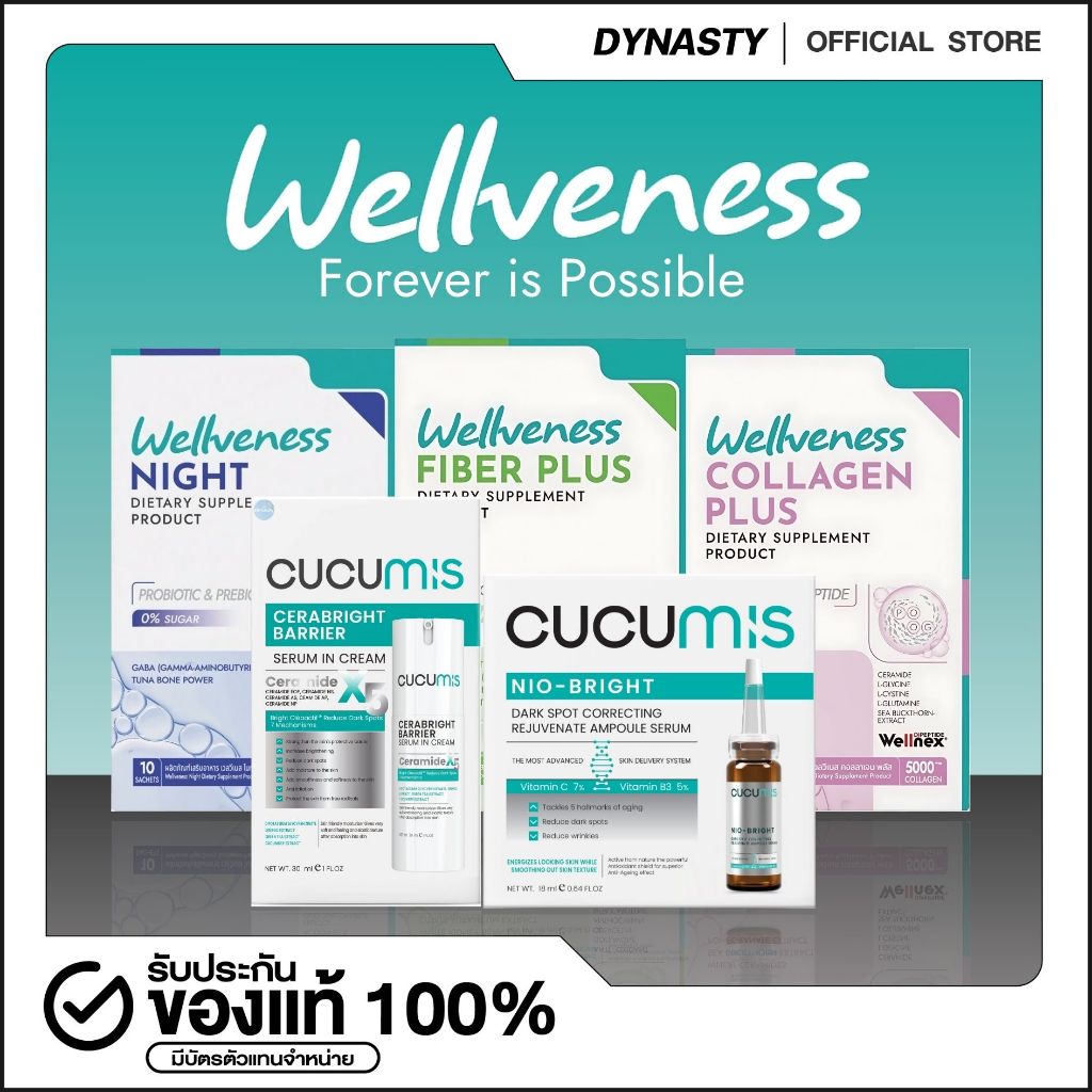 Wellveness CUCUMIS BOOTS CERABRIGHT BARRIER เซราไบร์ท นวัตกรรมนีโอโซม ผิวดูกระจ่างใส
