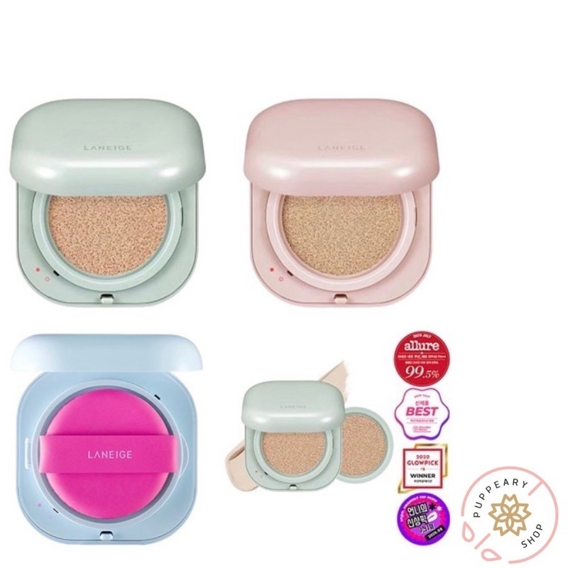 (แท้/พร้อมส่ง สูตรเก่า-สูตรใหม่(DOT)/ฉลากไทยเซ็นทรัล/อ่านรายละเอียดก่อนสั่ง)LANEIGE NEO CUSHION คุชชั่นสูตรปกปิด ผิวสวย