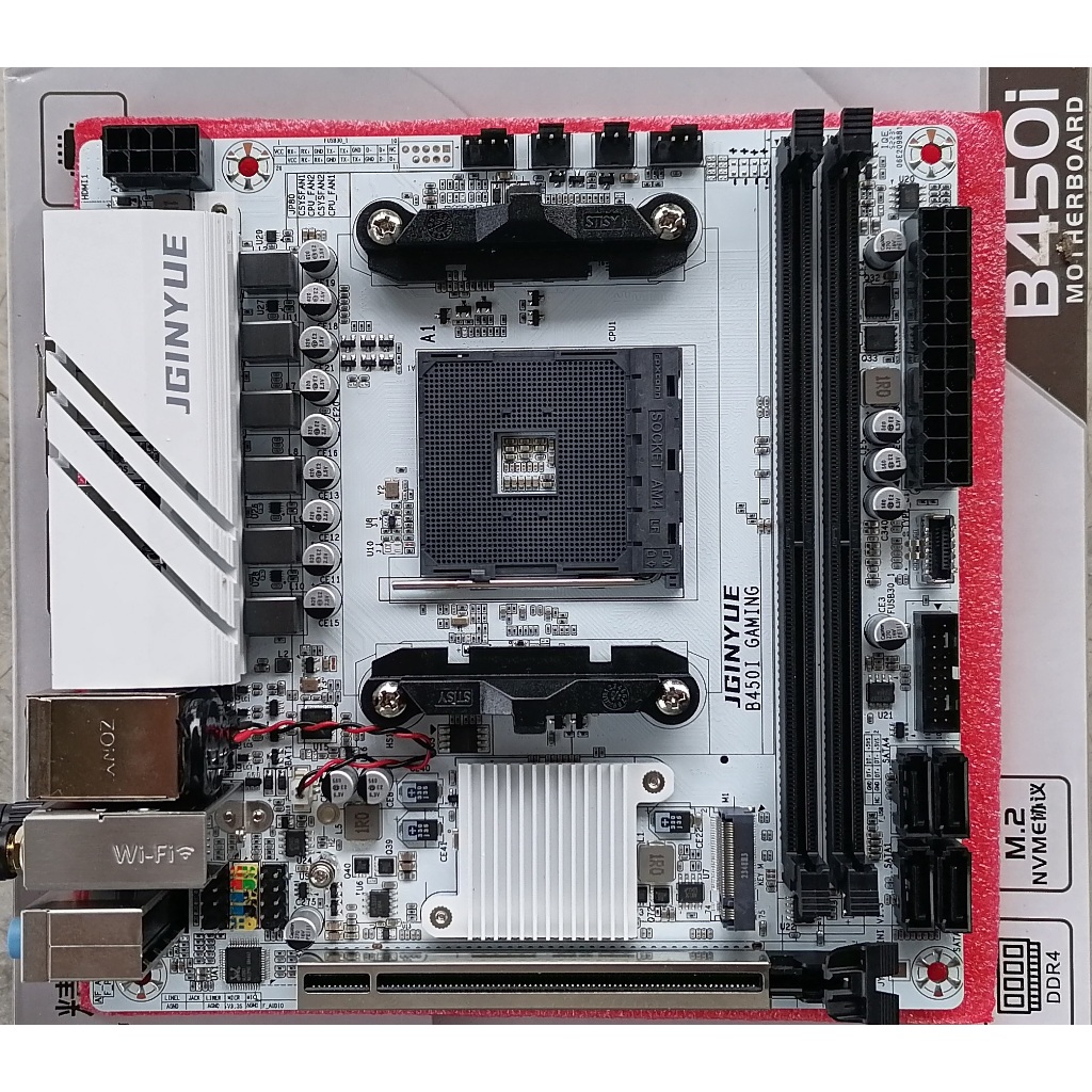 B450i JGINYUE AM4 Motherboard +WIFI 5