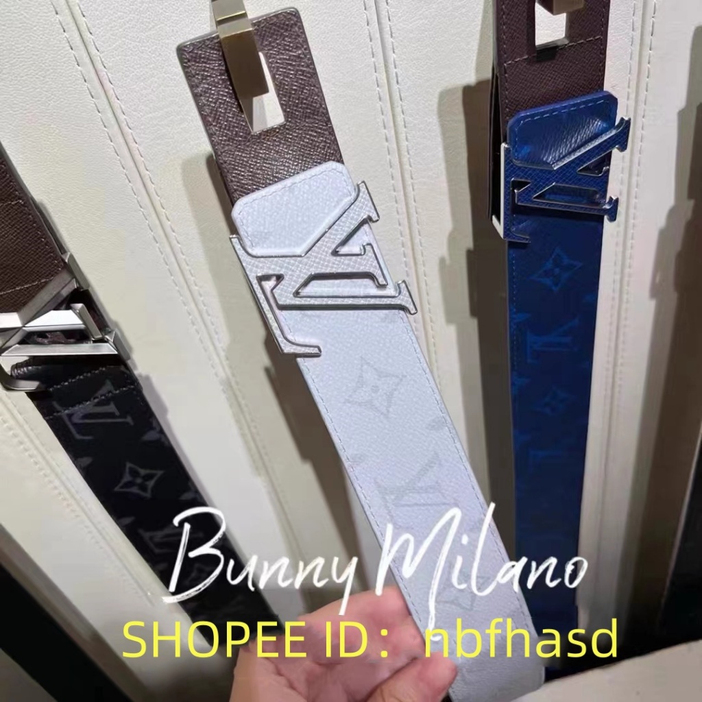 แท้ %（พร้อมส่ง） สไตล์คลาสสิก เข็มขัดผู้ชาย หนังแท้เข็มขัดสองด้าน （กล่องของขวัญ+ถุงเก็บฝุ่น + ใบแจ้งหน）
