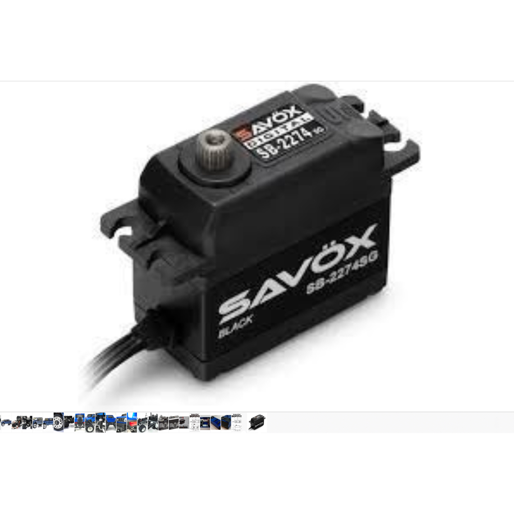 เซอร์โวดิจิตอล SAVOX SB-2274SG Black Edition 25-30kg/0.08-0.07sec./-7.4-8.4v