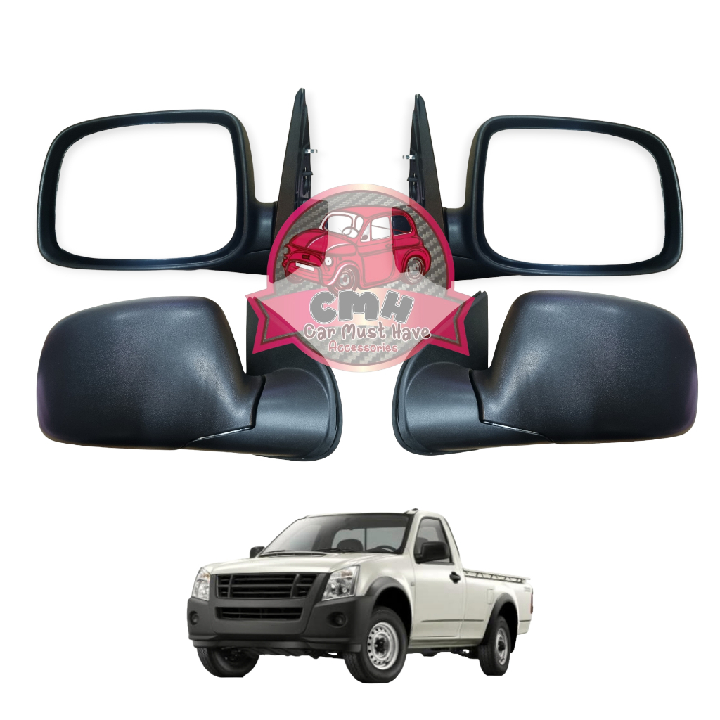 กระจกมองข้าง ISUZU DMAX หลังดำ อีซูซุ ดีแมคซ์ 2002 2003 2004 2005 2006 2007 2008 2009 2010 2011