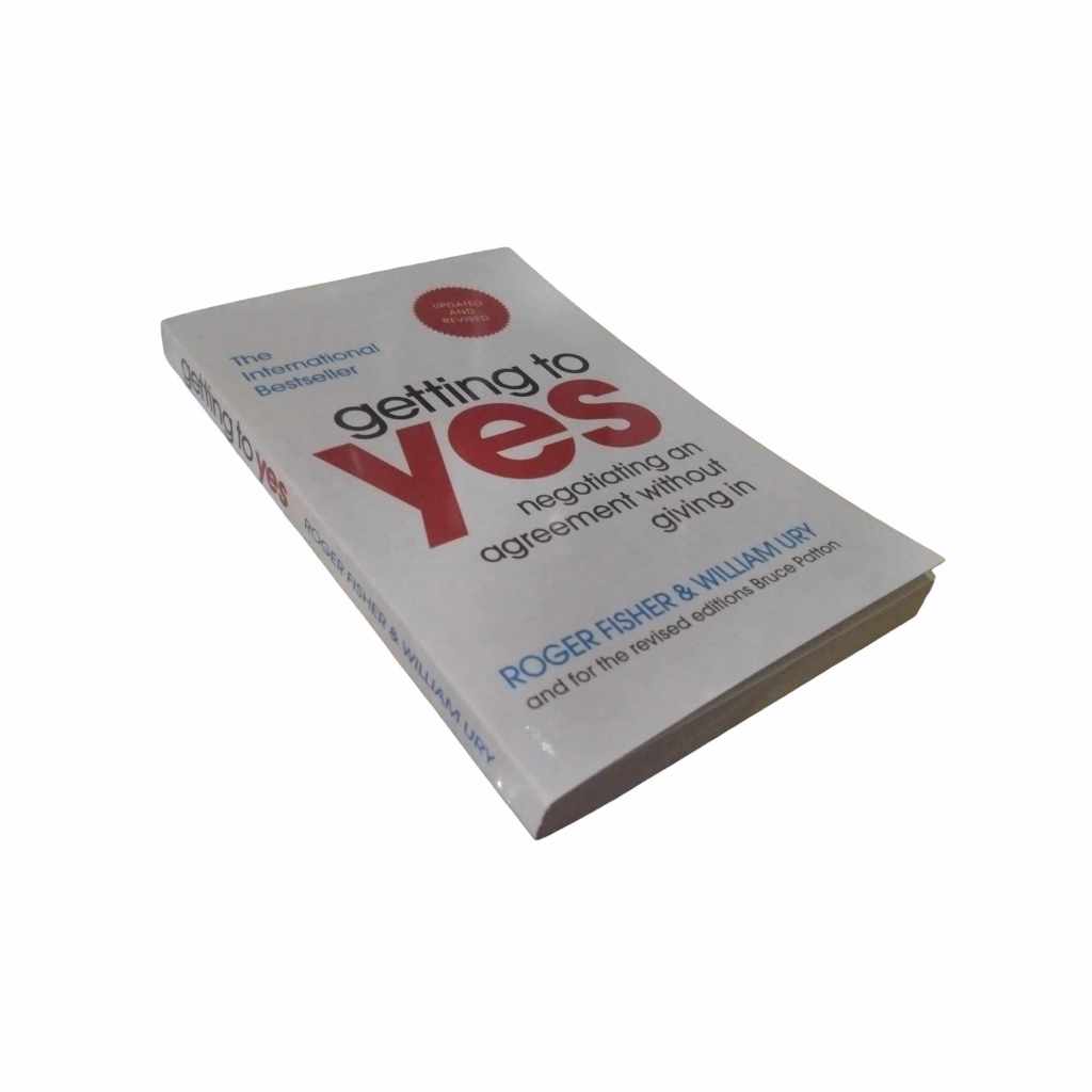 หนังสือการเจรจาต่อรอง ฉบับภาษาอังกฤษ Getting to Yes เพื่อธุรกิจการตลาดและความมั่งคั่ง