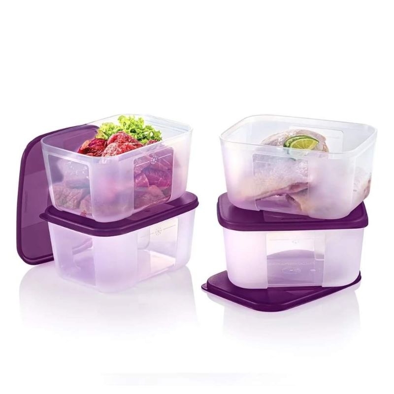 Tupperware กล่องฟรีซเซอร์เมท ความจุ700มล. กล่องเเช่เเข็ง(1ใบ) คงความสดใหม่ของวัตถุดิบ