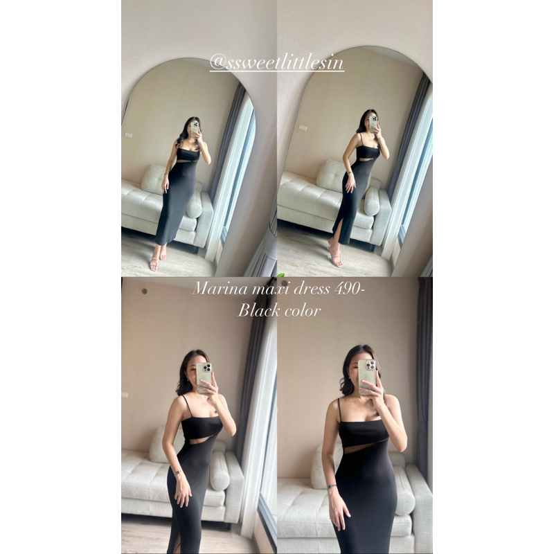 Marina maxi dress 490 บาท