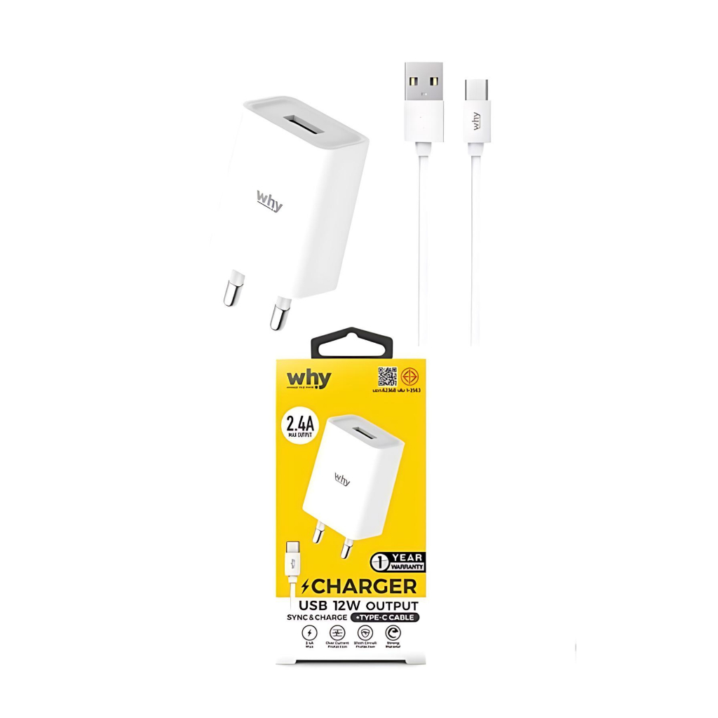 ชุดชาร์จ หัวชาร์จ+สายชาร์จ  สำหรับมือถือ Micro USB   ยี่ห้อ WHY ของแท้ รับประกัน 1 ปี ชาร์จเร็ว ทนทาน โอนย้ายข้อมูเร็ว