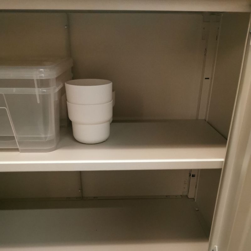 IKEA ​แท้​ค่ะ​ KOLBJÖRN โคลบเยิร์น ตู้ ภายใน/กลางแจ้ง, เบจ 80x81 ซม.,ชั้นวางของ ภายใน/กลางแจ้ง, เบจ, 80x81 ซม.,80x45 ซม.