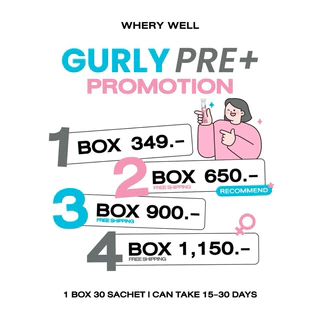 พร้อมส่ง! Whery well Gurly Pre+ โพรไบโอติกส์สำหรับผู้หญิง สูตรงานวิจัย 10สายพันธุ์