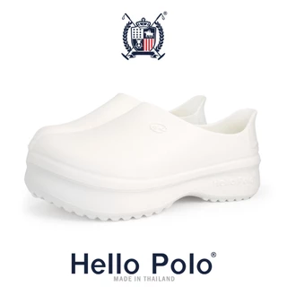 Hello Polo รองเท้าคัทชู พยาบาล HP8042 นุ่มสบายเท้า EVA เสริมส้นเท้า พื้นสูง 4.5 CM. ใส่ทำงานสบาย