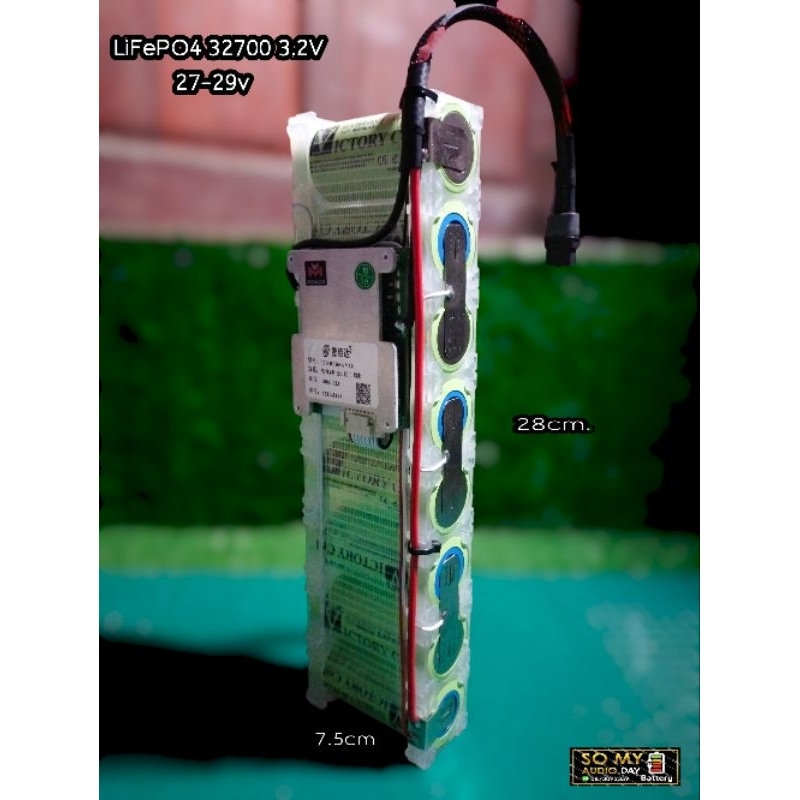 8SแบตลิเธียมLiFePO4 32700 3.2V 27-29v แบตเตอรี่สำหรับใส่ลำโพง