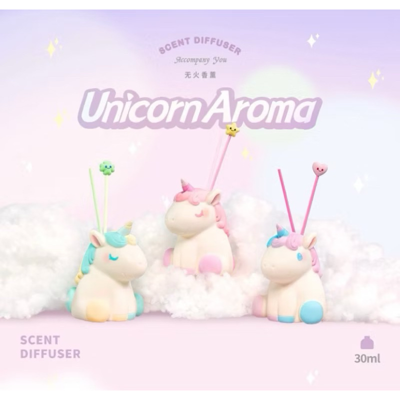 กล่องสุ่ม ก้านน้ำหอม Unicorn Aroma Dream Fragrance.