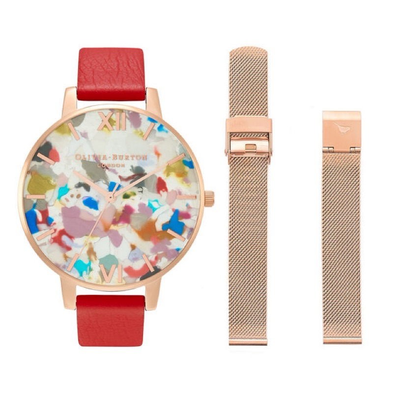 แท้100% OLIVIA BURTON (โอลิเวีย เบอร์ตัน) นาฬิกาผู้หญิง POP ART