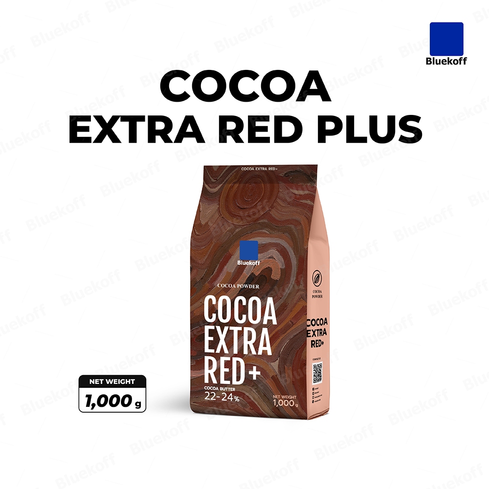 ผงโกโก้ เกรดพรีเมี่ยม Cocoa Extra Red Plus + (บรรจุ 1,000กรัม)