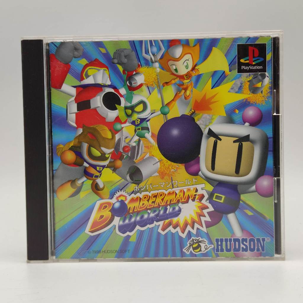 BOMBERMAN WORLD hudson [PS] แผ่นแท้ ตัวแผ่น สภาพดี PlayStation [PS1]