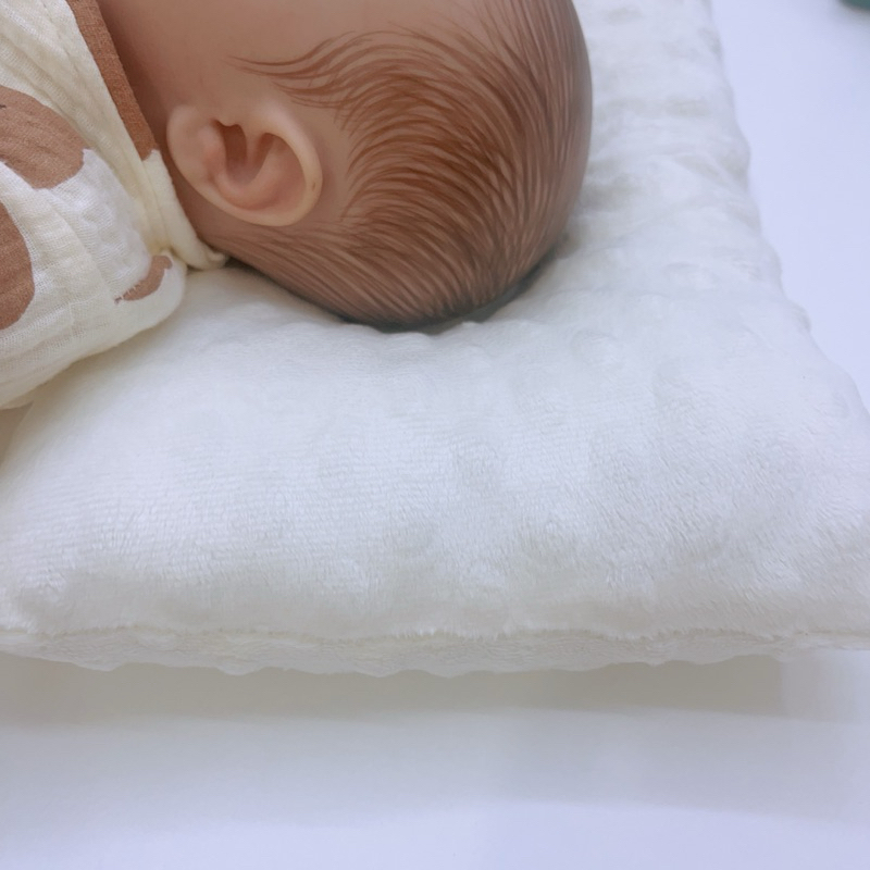 หมอนหัวทุยดอทมิ้งค์ หมอนหลุมเด็กแรกเกิด นุ่มนอนหลับสนิท หมอนเด็กแรกเกิด รูปที่ 5