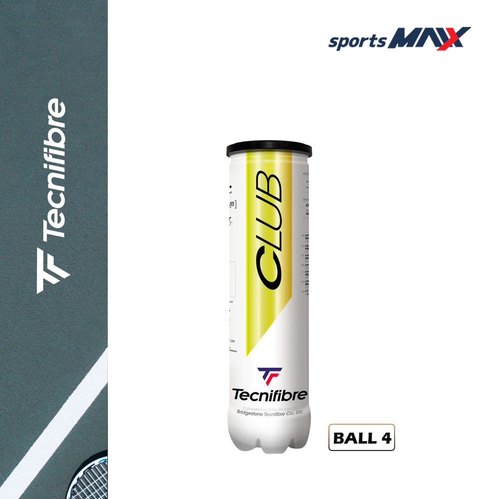 [⚡️ส่งด่วน ได้ของภายในวันนี้] ลูกเทนนิส Tecnifibre Club All Court Tennis Balls
