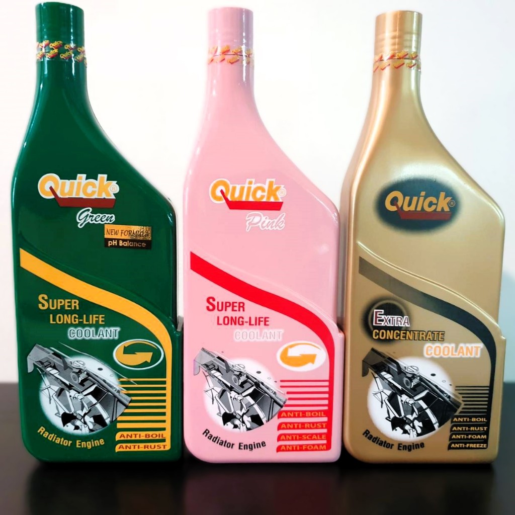 Coolant น้ำยา หล่อเย็น หม้อน้ำ ควิก Quick 1ลิตร