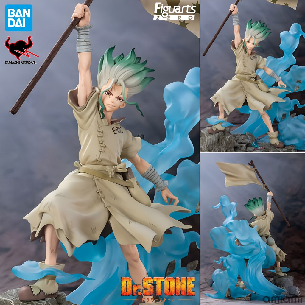 ของแท้ Bandai Spirits Figuarts ZERO Dr. Stone ด็อกเตอร์สโตน Senku Ishigami เซ็นคู อิชิงามิ ฟิกเกอร์ 