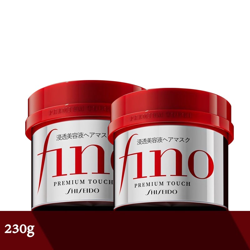 【ของแท้100%】 ของแท้จากญี่ปุ่นครีมมาส์กผม Tsubaki / Fino ซึบากิ ชิเชโด้ ฟิโน พรีเมียม หมักผม 230กรัม Shiseido Fino Premiu